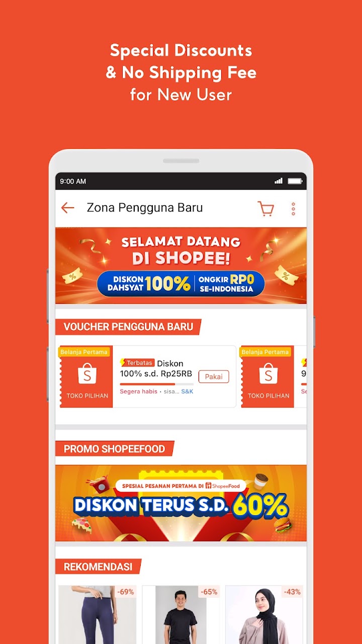 Shopee Indonesia screenshot