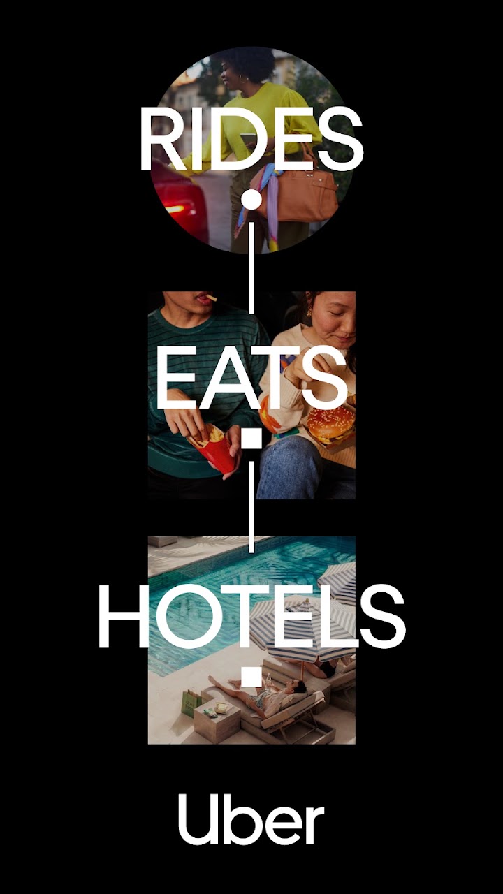 Uber: Rides, eats, hotels screenshot