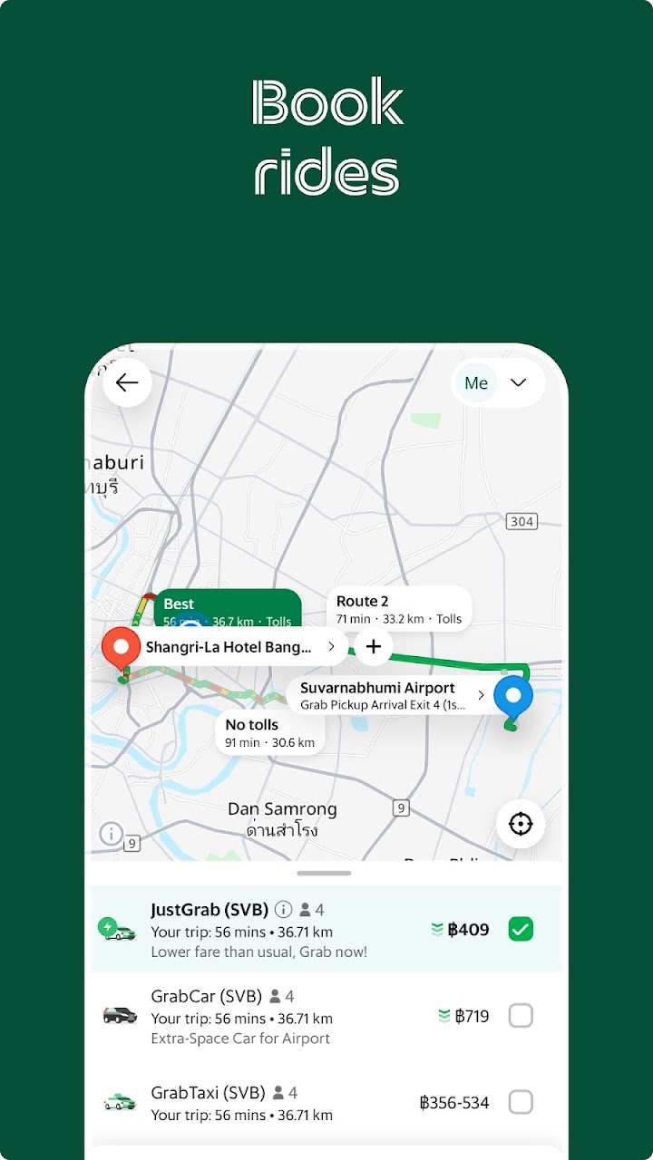 Grab - Taxi & Food Delivery screenshot