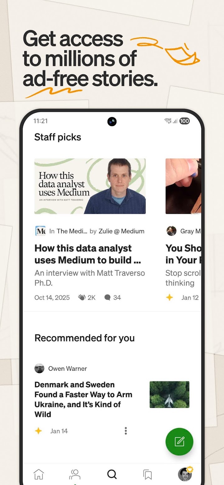 Medium: Read & Write Stories screenshot