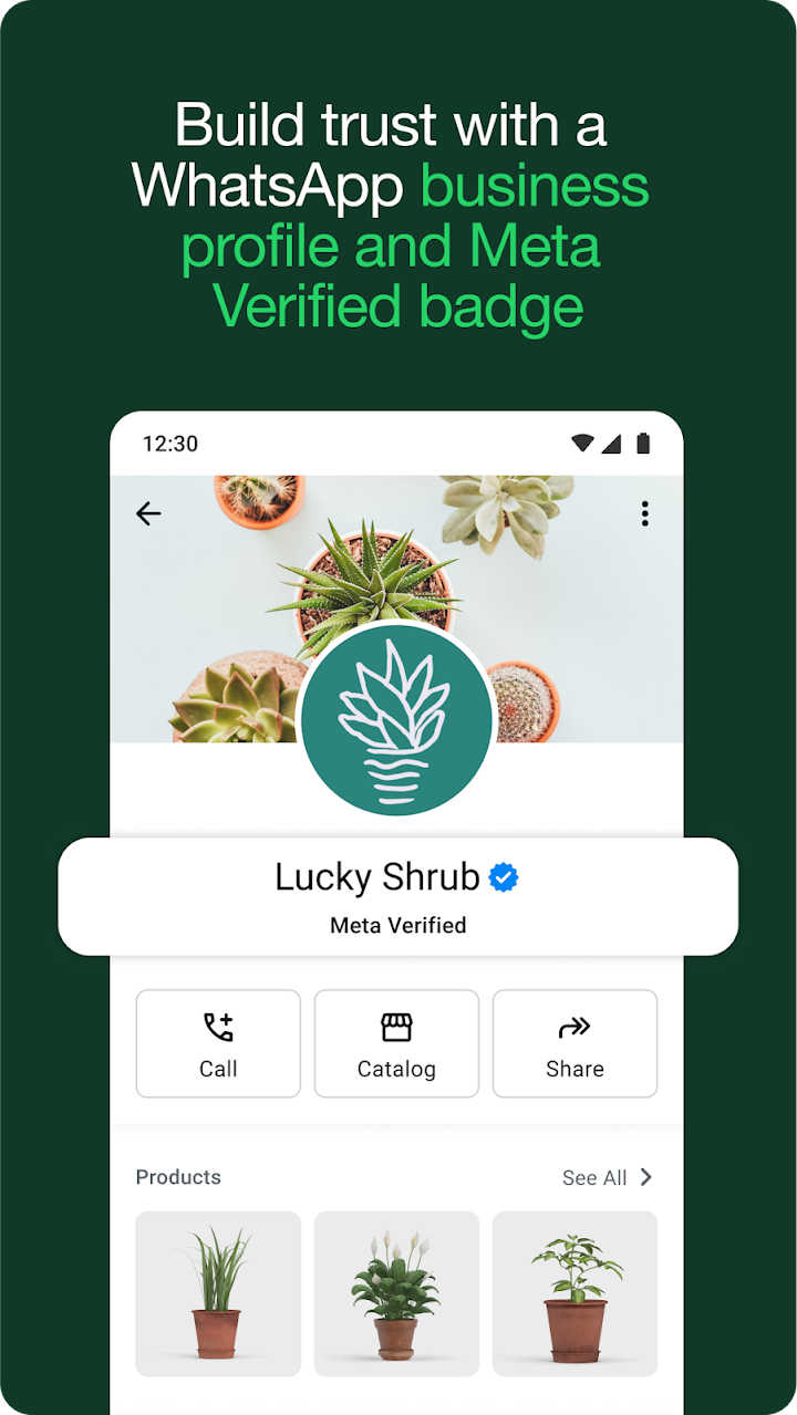WhatsApp Business screenshot